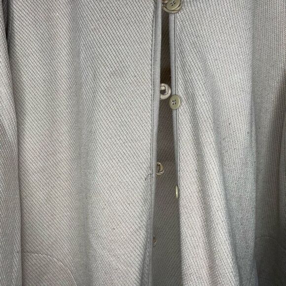 Orvis | women vintage lightweight tan jacket with leather accents - Picture 7 of 11